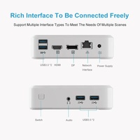Nouveau Mini PC RGB AMD Ry-zen 7 3750H 2700U R5 3550H Barebone PC DDR4 NVMe PC de jeu Win 11 Mini ordinateur 4K NUC HTPC WiFi
