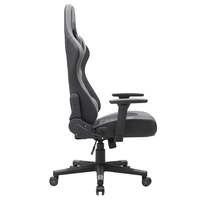 Chaise de jeu 1 pièce, livraison gratuite, inclinaison réglable, accoudoirs 3D, chaise de jeu ergonomique, noir et gris