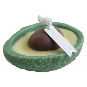 Velas Aromáticas Hechas a Mano con Cera de Soya, Lindas Velas Perfumadas con Forma de Aguacate para Regalo - Product Image 1