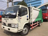 Compacteur de haute qualité 4x2 manuel diesel pour la collecte des déchets, volume de benne 6,2 m³, masse totale maximale 7360 kg
