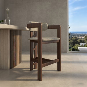 Chaise de bar à succès, chaise de bar moderne en bois de frêne, tabouret de comptoir pour îlot de cuisine, salle à manger, restaurants et pubs - Product Image 5