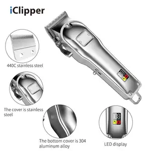 IClipper-K2S profession elle Friseur verwenden Haars chneide maschinen mit LED-Anzeige Li-on Batterie Haars chneide maschine Haars ch neider