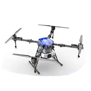 4 ejes 10L cultivo agrícola UAV protección de plantas Drone rociador Marco de fibra de carbono