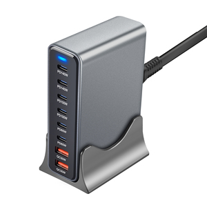 Qc3.0 Nhanh Chóng Điện Thoại Sạc 670W Đ<span class=keywords><strong>a</strong></span> 8 Cổng 4 <span class=keywords><strong>USB</strong></span> <span class=keywords><strong>A</strong></span> 4 Pd Loại C Du Lịch Sạc 100W Máy Tính Để Bàn Trạm Sạc <span class=keywords><strong>USB</strong></span> C <span class=keywords><strong>Power</strong></span> <span class=keywords><strong>Adapter</strong></span> - Product Image 3