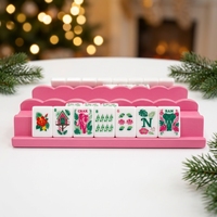 Ensemble de tuiles de mahjong de luxe à couche unique, jeu familial pour couples, amis, fêtes, festivals et divertissements