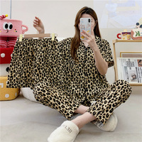 Conjunto de Pijama de Verano para Mujer, Tela de Algodón Suave, Transpirable, con Estampado de Puntos, Cuello Camisero, Pantalones Cortos de Tres Piezas, Ropa para el Hogar