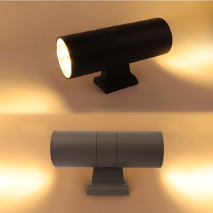 Luz de pared LED para exteriores IP65, lámparas de pared LED impermeables para jardín con Base de acero inoxidable, luces montadas en la pared con energía Solar para - Product Image 4