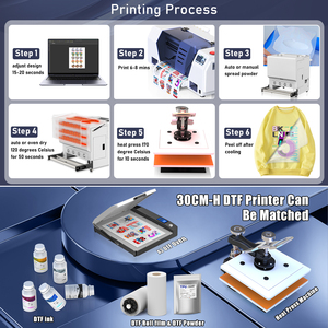 A3 DTF Inkjet Printer Tshirt Printing Machine XP600 DTF A3 All-In-One Printers 13inch Pet Film DTF Printer With Cutting - Product Image 2