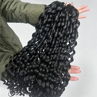 Extensions de cheveux en plumes, cheveux humains vierges, bouclés italiens, prix direct usine en gros