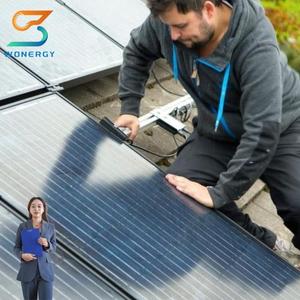 Tuiles solaires photovoltaïques, tuiles de toit solaires, panneau en acier aluminium-zinc, tuiles de toit légères revêtues de pierre - Product Image 2
