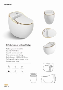 Dofaso — <span class=keywords><strong>toilette</strong></span> en céramique, une pièce, piège P, <span class=keywords><strong>toilette</strong></span> de luxe, économie <span class=keywords><strong>d</strong></span>'<span class=keywords><strong>eau</strong></span>, montés au sol, en porcelaine, <span class=keywords><strong>vert</strong></span> or - Product Image 6