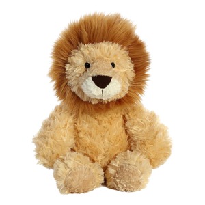 Juguete de Peluche de León Sentado, Diseño OEM de Fábrica, Regalos de Cumpleaños para Niños, Muñeco de León de Peluche Marrón - Product Image 1