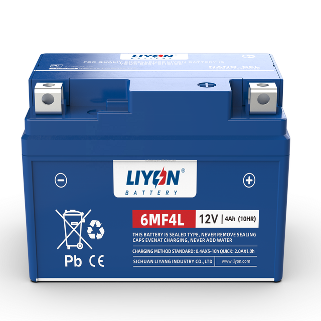 Factory Direct Manufact Lead Acid SMF Motorcycle Battery 12v 4ah Motorcycle Starting Battery 6MF4L for 100cc-150cc Scooter