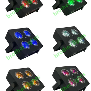 4X18W inalámbrico Uplight batería Mini Barra cuadrada recargable plana LED Par luz IR Control remoto Par <span class=keywords><strong>DMX</strong></span> etapa luz DJ - Product Image 1