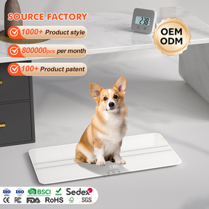 Báscula Digital Grande para Mascotas, Báscula Multiusos con Plataforma de Cristal, Capacidad Máxima de 100kg - Product Image 1