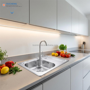 <span class=keywords><strong>Fregadero</strong></span> de Cocina <span class=keywords><strong>Pequeño</strong></span> de Acero Inoxidable 201 de 550x440 mm <span class=keywords><strong>con</strong></span> Lavavajillas - Product Image 1