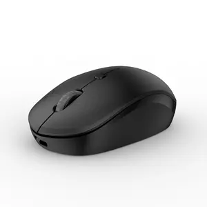 Mouse Komputer Kantor USB + Penerima Ganda Tipe-c, Mouse Gigi Biru dan Nirkabel Isi Ulang Daya USB +