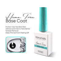 Vernis à ongles en gel UV longue durée sans HEMA ni TPO, vente en gros d'usine Hanyinails, étiquette privée, base pour les fournitures de manucure