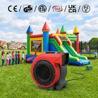 Souffleur gonflable robuste, meilleur souffleur commercial pour château gonflable, 2HP, IPX4, souffleur d'air commercial empilable
