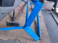 Ensemble de pales d'agitation industrielles automatiques avec moteur et engrenage, impulsionneur à haut rendement pour cuves de mélange