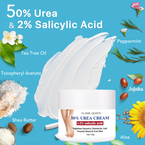 <span class=keywords><strong>Crema</strong></span> de <span class=keywords><strong>urea</strong></span> orgánica 2% de ácido salicílico <span class=keywords><strong>50</strong></span>% para el cuidado de los pies y las manos, removedor de callos, exfoliante, eliminación de piel muerta - Product Image 4