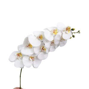 Fiore Artificiale <span class=keywords><strong>di</strong></span> Alta Qualità Phalaenopsis, Orchidea Singola in Plastica per Decorazione Tavola da Pranzo - Product Image 5