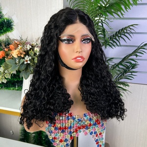 Factory Price SDD 5x5 Lace Water Wave <b>Wig</b> Natural Wave Virgin PrePlucked Glueless <b>Wig</b> Frontal <b>Human</b> Hair <b>Wig</b> - Product Image 2