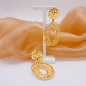 ต่างหูทองคำขายส่ง ต่างหูทองคำชุบ ต่างหูยาว รุ่น <span class=keywords><strong>E546</strong></span> - Product Image 3