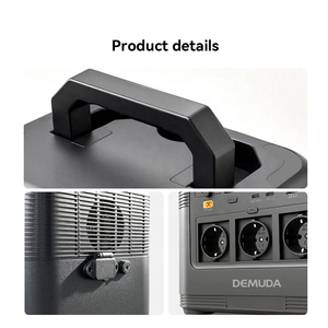 เครื่องกำเนิดไฟฟ้าสำรองแบบพกพา UPS 1200W สถานีไฟฟ้าฉุกเฉิน  สำหรับยุโรปและอังกฤษ 110v แบตเตอรี่ลิเธียม Lifepo4 ชาร์จซ้ำได้ ใช้งานกลางแจ้ง - Product Image 2