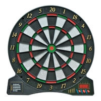 Wanjin WJ60 Elektronische Softdart-Dartscheibe für Erwachsene mit automatischer Punktezählung, aus PP & ABS Material, anpassbare Farbbox-Verpackung