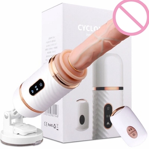 Vibratori telescopici del Dildo della macchina del sesso della pistola di pompaggio della masturbazione automatica telecomandata senza fili per le donne giocattoli del sesso per le donne - Product Image 1