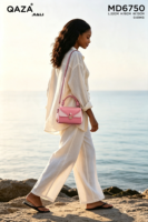 Sac à main et sac à bandoulière de luxe QAZA pour femme, nouveau design africain tendance 2026 avec fermoir circulaire, vente en gros