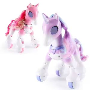 Cheval <span class=keywords><strong>Licorne</strong></span> <span class=keywords><strong>Robot</strong></span> Dessin Animé Animal Mignon Induction Intelligente Modèle Électrique <span class=keywords><strong>Jouet</strong></span> Educatif pour Animaux de Compagnie - Product Image 6