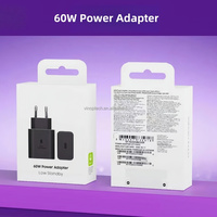 Cargador de 60W de Calidad Premium, Tipo C, Carga Súper Rápida, Puertos TIPO-C, Adaptador de Corriente para Samsung S23 S22 S21 Note10 Ultra