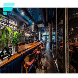 Hiện Đại Nhà Hàng Quán Cà Phê Cửa Hàng Đồ Nội Thất MDF Cà Phê Truy Cập Bàn Gỗ Và Cafe Ghế - Product Image 2