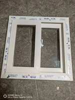 Ventanas de PVC NFRC Modernas con Manija, Protector Contra Corrientes de Aire para Exteriores, Fijación para Toldo, Doble Acristalamiento