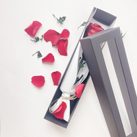 2022 Neuerscheinung Meistverkauftes Geschenk Großhandel Frische Rosen mit Stiel in Box für Valentinstag & Weihnachten