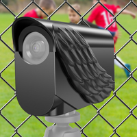Funda Protectora Impermeable para Lente de Cámara con Soporte para Valla de Eslabones y Soporte de Zapata Fría para Logitech Mevo Start para Deportes y Juegos