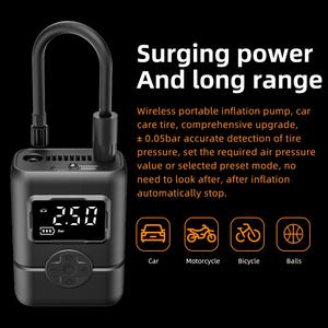 <span class=keywords><strong>Pompe</strong></span> de compresseur d'air électrique à gonflage rapide pour voitures avec protection de sécurité à fusible <span class=keywords><strong>thermique</strong></span> - Product Image 2