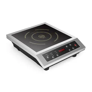 Grosir desain terbaru 1200W/1500W daya ukuran kecil Lcd/layar tampilan Led kompor induksi Cooktop dengan 5 menu Preset