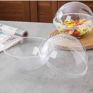 Kreative transparente Mousse-Ballverpackungsbox für Weihnachten Valentinsgeschenkverpackung und Salattekuchen Lebensmittelverpackung