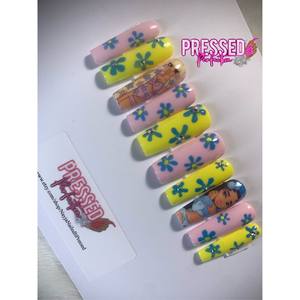 Crybaby Inspo Press Ons - Mesurez-vous avec la taille de la main ! Envoyer un lien après la commande. Je connais mes tailles. - Product Image 2