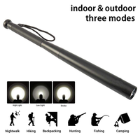 Lampe torche LED T6 portable IP66 à piles sèches, multifonctionnelle pour le camping et les patrouilles en extérieur