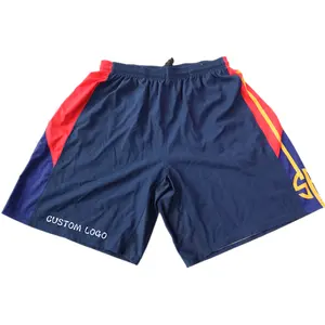 Tùy chỉnh thực hiện câu lạc bộ thể thao nylon và Spandex drybl phù hợp với netball quần vợt quần short cho Mens trang phục quần vợt mặc với thăng hoa in