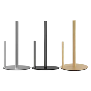 YOTO Kitchen Tissue Lift Paper <strong>Holder</strong> <strong>Black</strong> Vertical <strong>Toilet</strong> Non-Slip <strong>Roll</strong> Paper Towel <strong>Holder</strong> Metal Wrap <strong>Holder</strong> for Home - Product Image 2