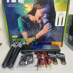 Microphone sans fil BLX288 <span class=keywords><strong>SM58</strong></span> - Un pour deux utilisateurs, diffusion en direct professionnelle, performance sur scène karaoké, <span class=keywords><strong>SM58</strong></span> - Product Image 1