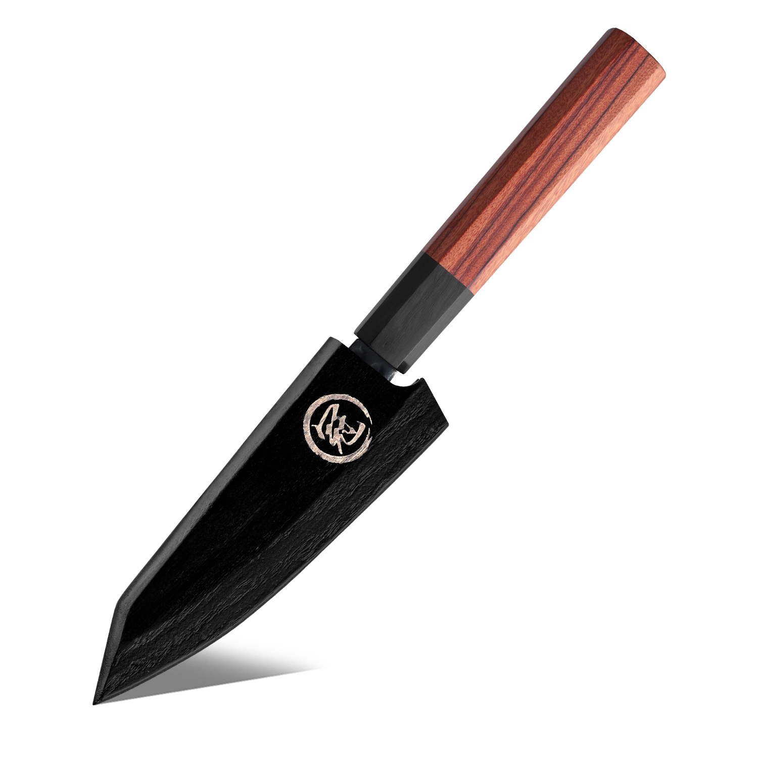 Coltello da cucina in legno da 4'' con fodero