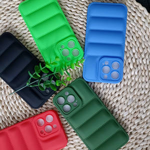 Pour Tecno pour Spark 10Pro 10C nouvelle mode étui doux au toucher doudoune étui de téléphone pour <span class=keywords><strong>iPhone</strong></span> 14 13 12 11 Pro Max - Product Image 2