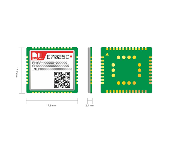 SIMCom E7025 LPWA Multi-bands NB-IoT with LCC+LGA Package Module