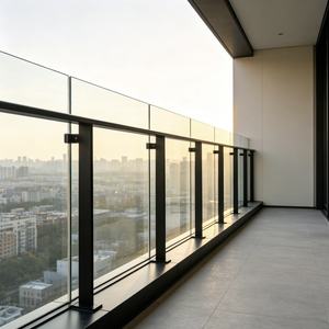 High Quality Tempered Toughened Laminated Safety Glass Balustrade Railing for Indoor Stair & Outdoor Balcony Construction - Product Image 5